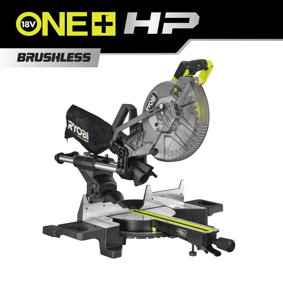 18V ONE+™ HP Cordless Brushless 254mm Sliding Mitre Saw (Bare Tool)