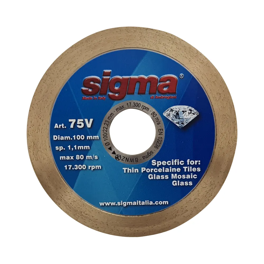 Continuous-Rim Diamond Blade 75V